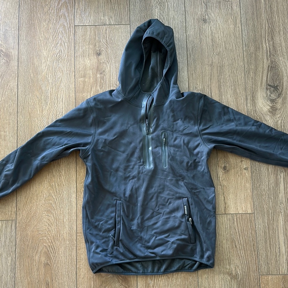 Dark Gray Hooded Pullover